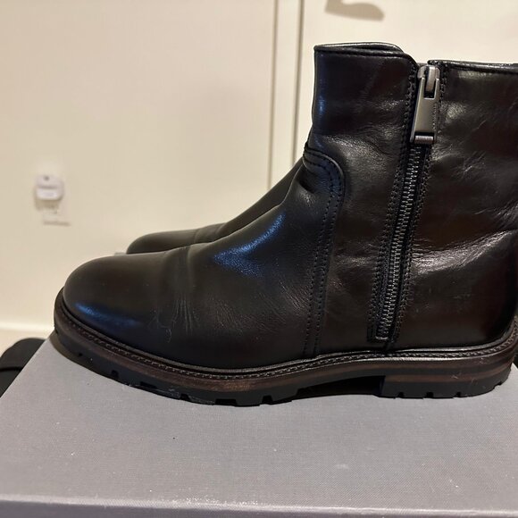 AQUATALIA Black Leather Boots - Picture 5 of 7
